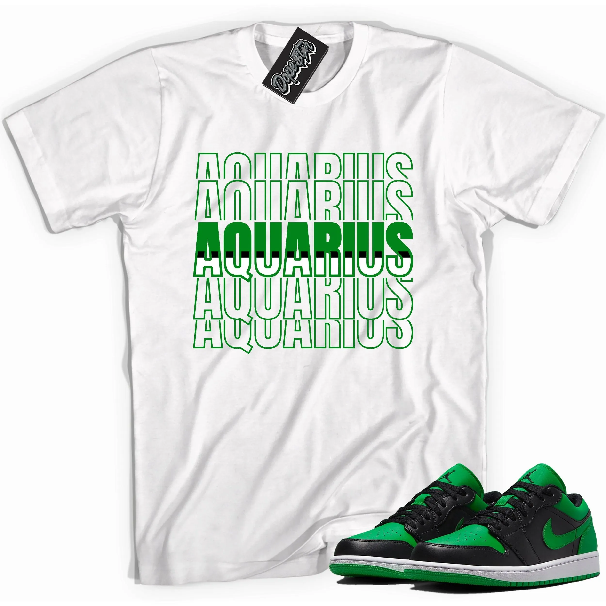 1 Low Lucky Green Shirt Aquarius