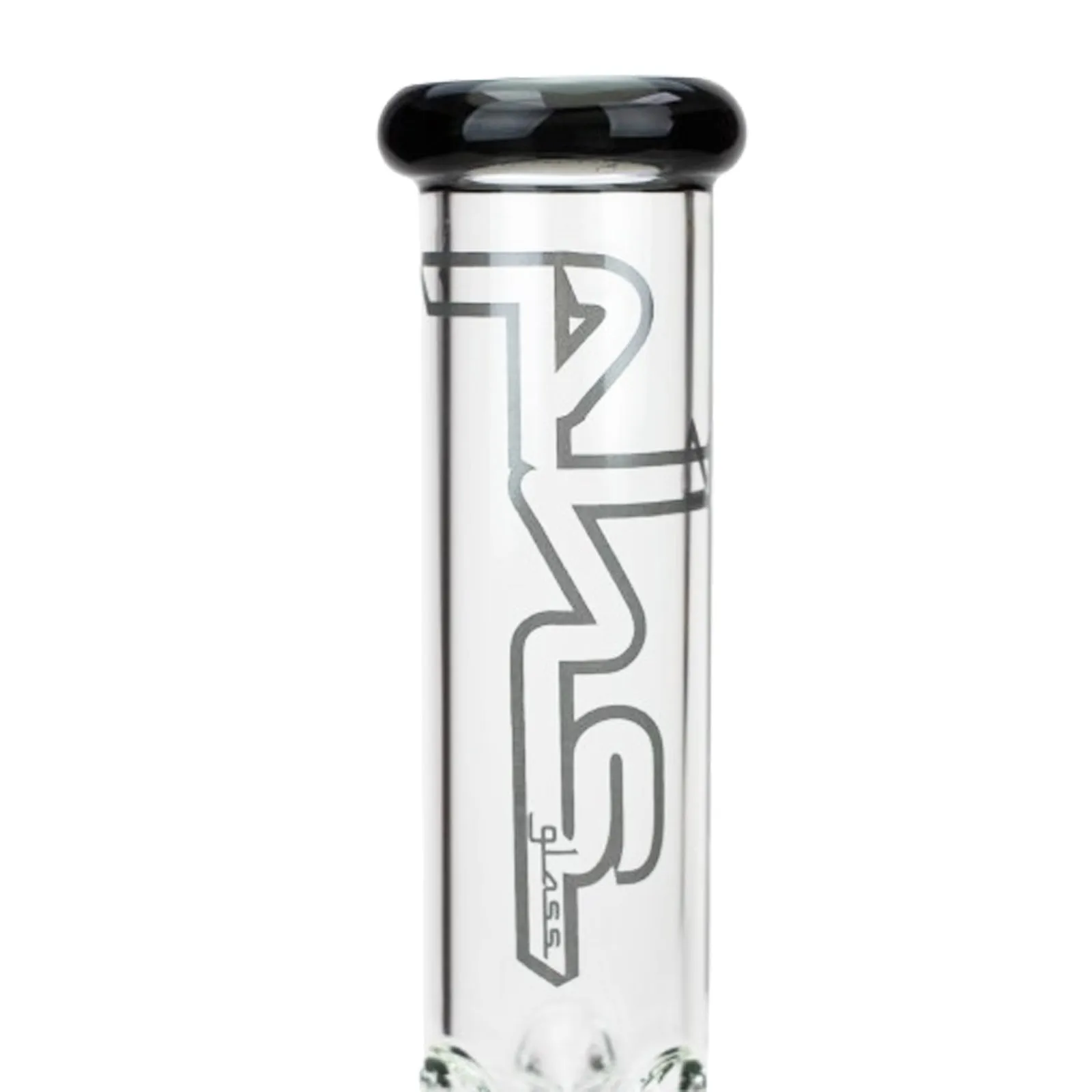 12-Inch Glass Flower Graphic Beaker Bongs