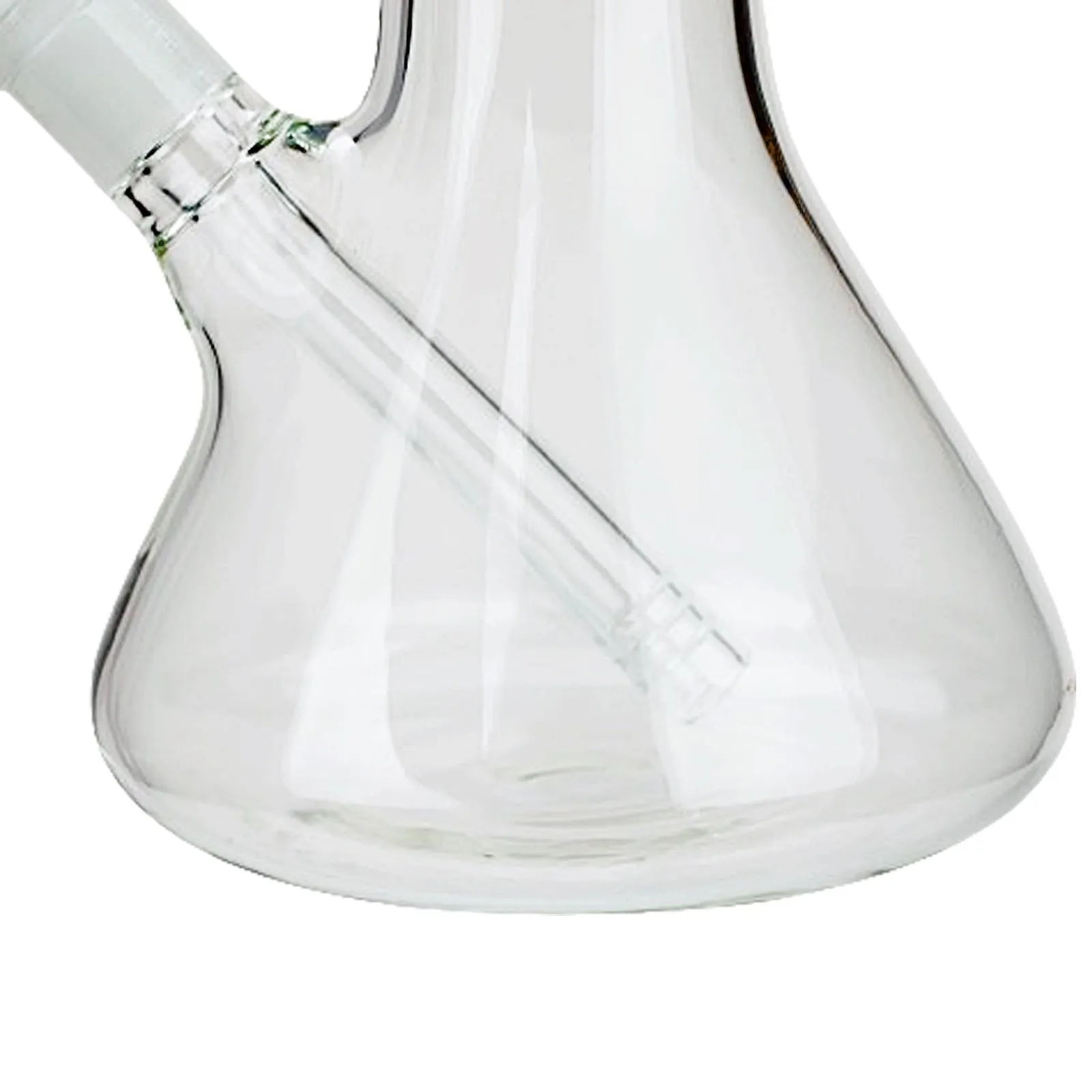 12-Inch Glass Flower Graphic Beaker Bongs