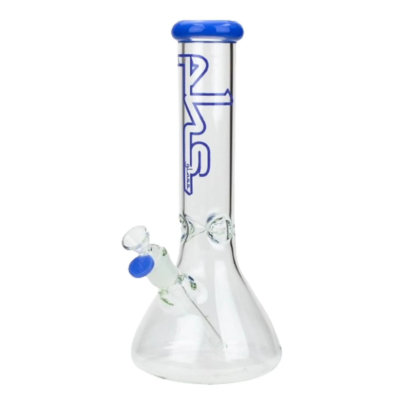 12-Inch Glass Flower Graphic Beaker Bongs