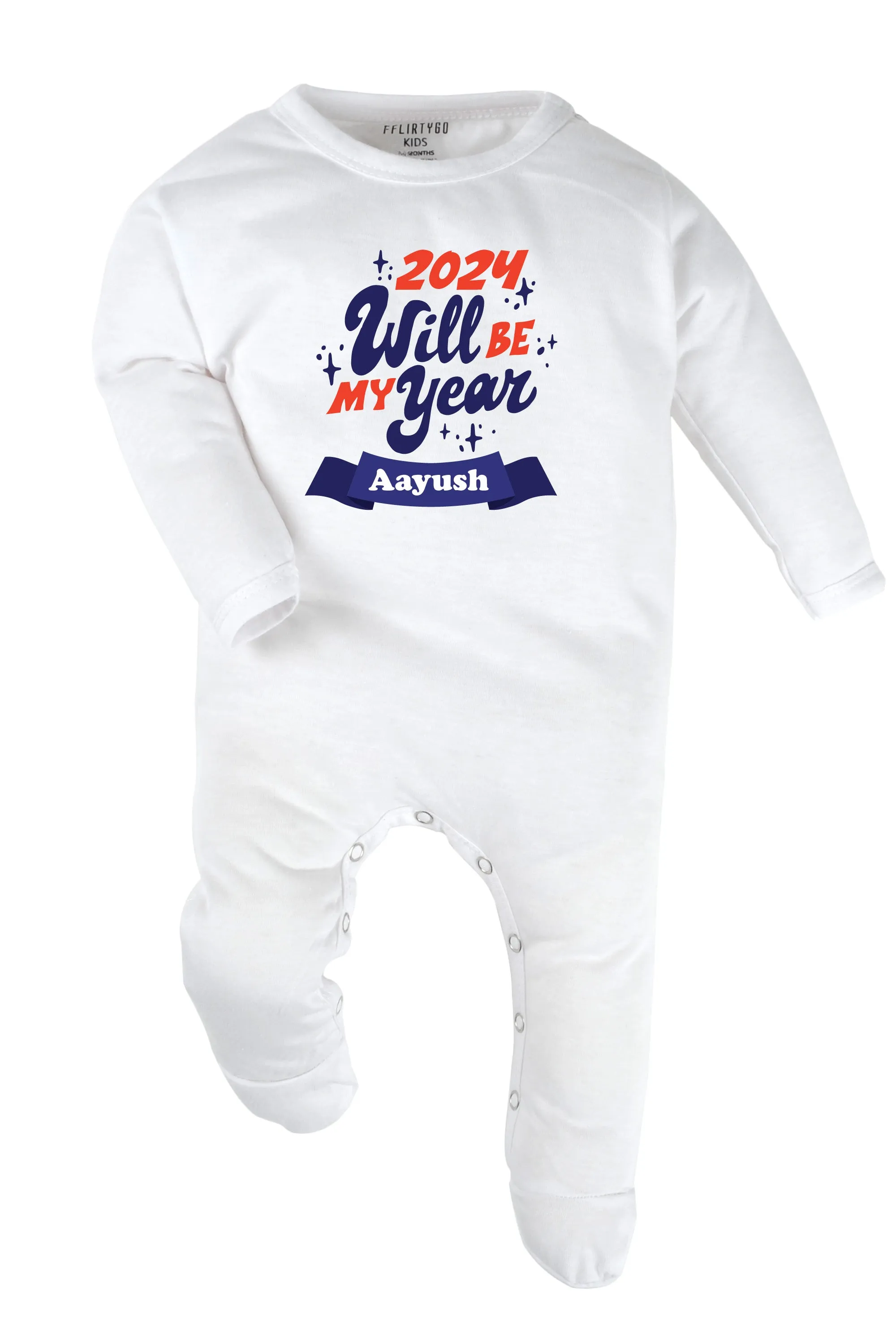 2024 Will Be My Year Baby Romper | Onesies w/ Custom Name