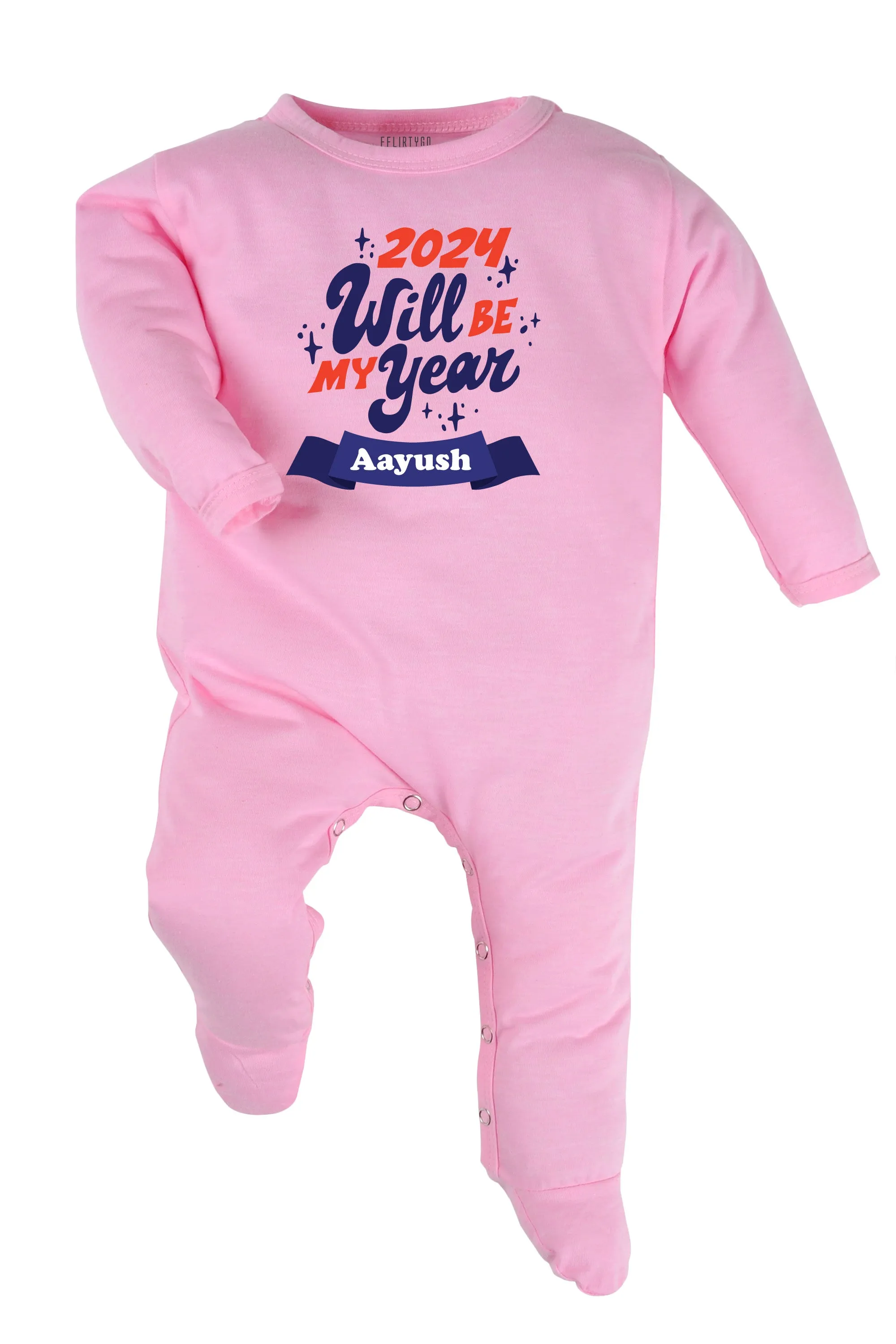 2024 Will Be My Year Baby Romper | Onesies w/ Custom Name