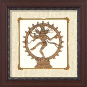 3D Wall Art Nataraja 8x8 Inch By Trendia Decor