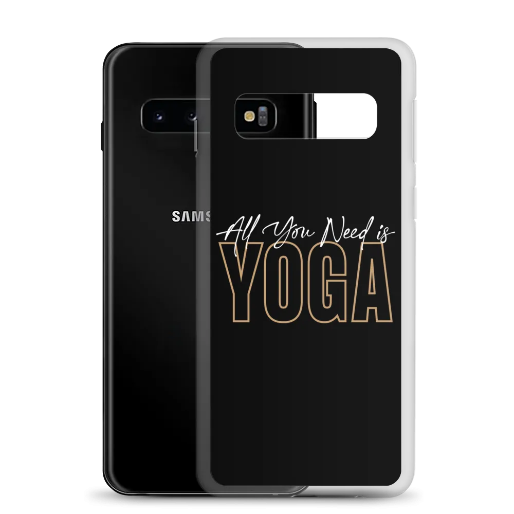 All You Need is Yoga Clear Case for Samsung®