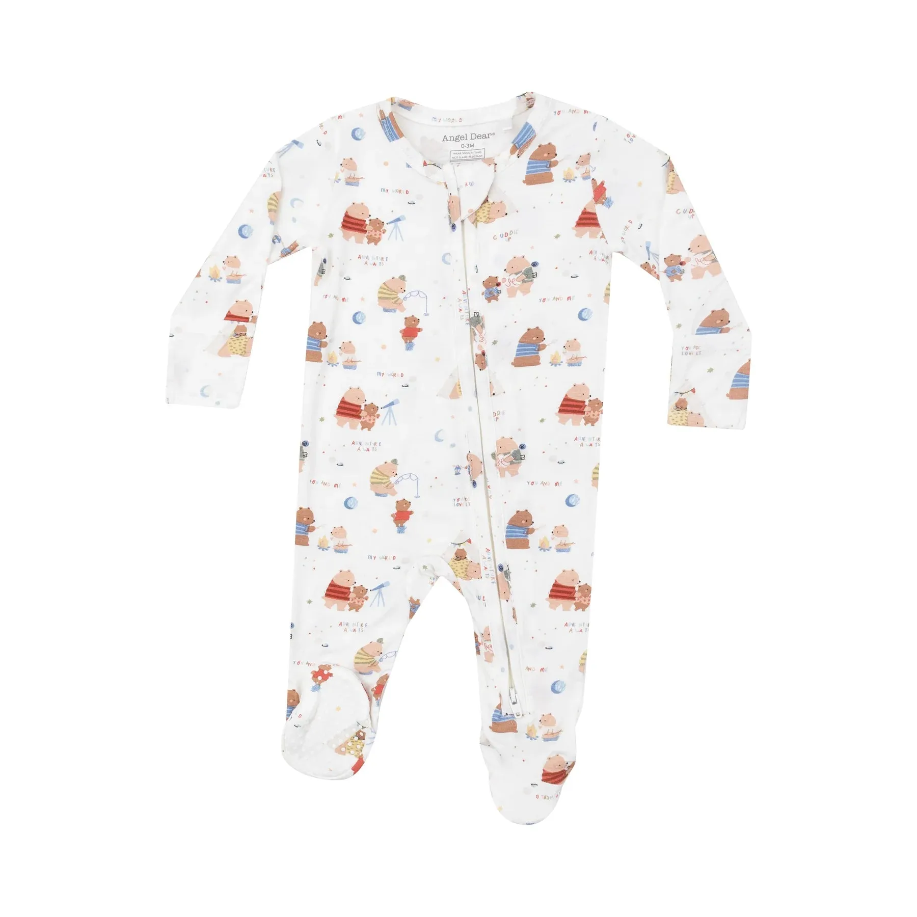 Angel Dear - Baby Pajamas - Camping Bear Adventures