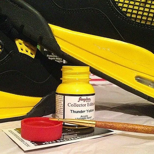 Angelus Leather Paint Collector Edition Thunder Yellow