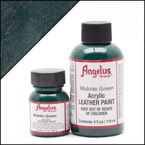 Angelus Leather Paint Midnite Green