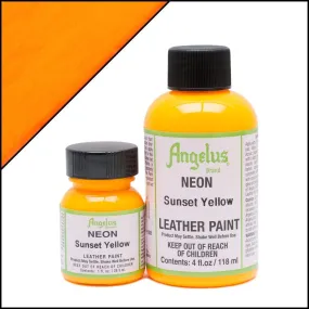 Angelus Leather Paint Neon Sunset Yellow