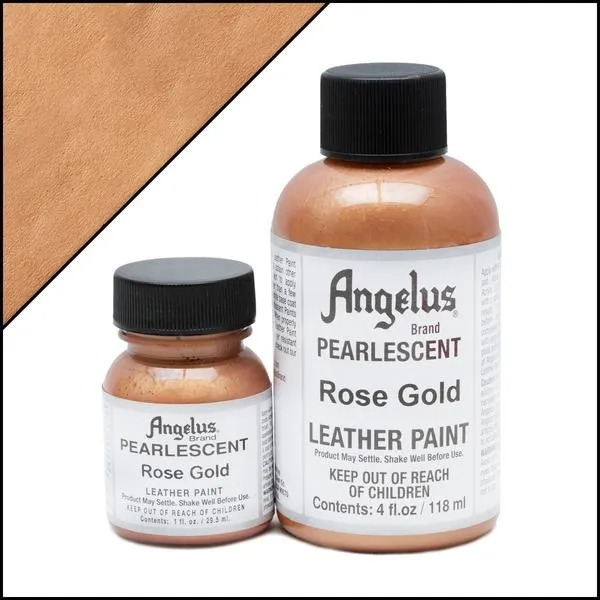 Angelus Pearlescent Leather Paint Rose Gold