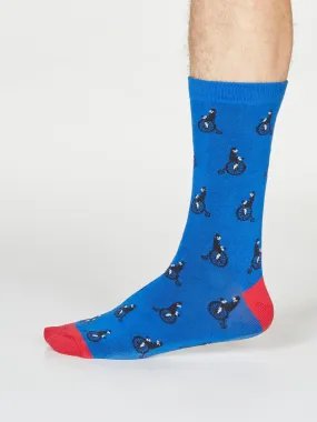 Ashton Bicycle Socks - Bright Blue