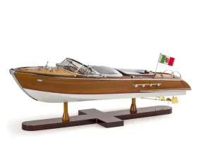 Authentic Model Barca Modellino Aquarama Boat marrone AS182