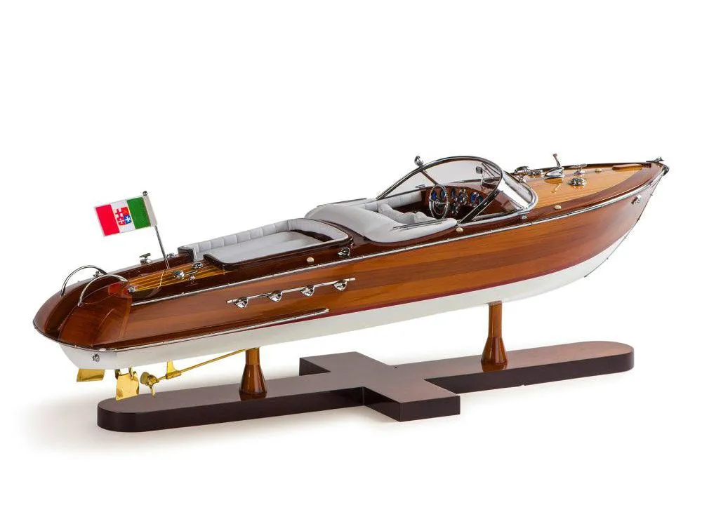 Authentic Model Barca Modellino Aquarama Boat marrone AS182