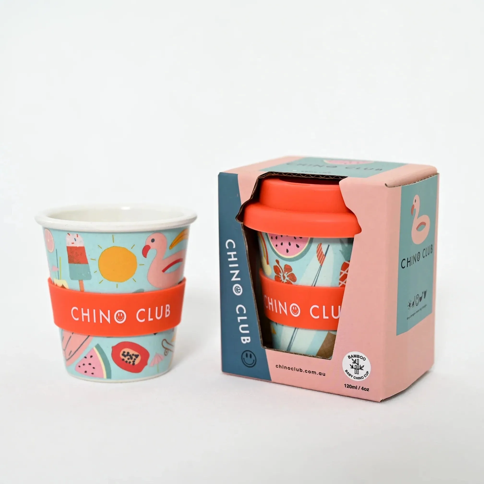 Baby Chino Cup with Lid - Summer Vibes