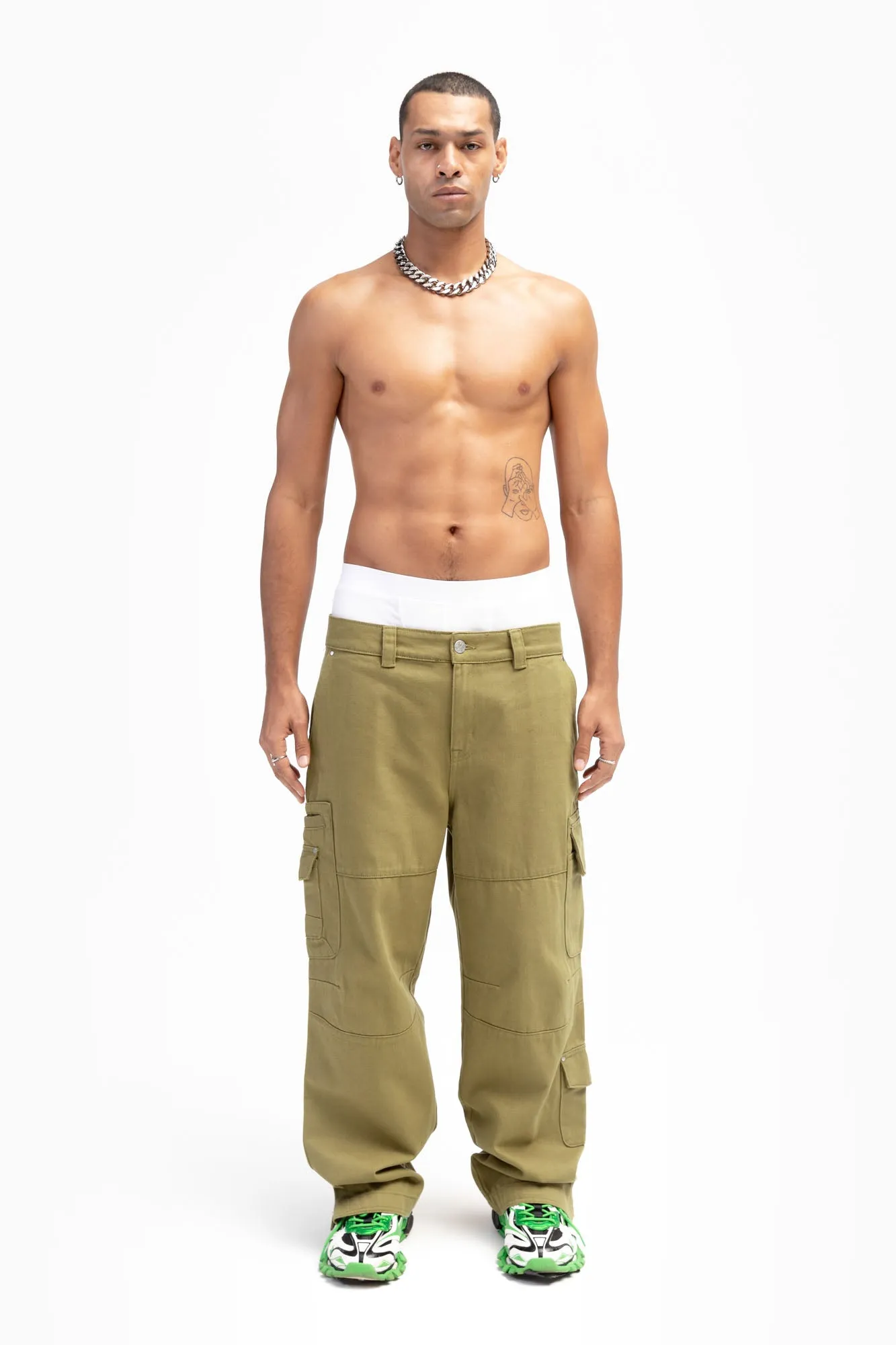 BASIC LIZARD CARGO PANTS