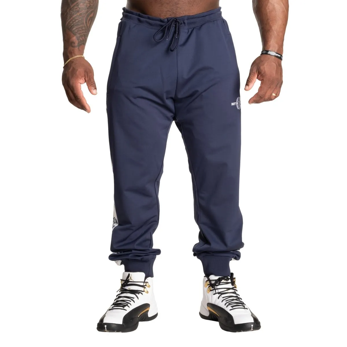 Better Bodies Bronx Track Pants - Navy V2