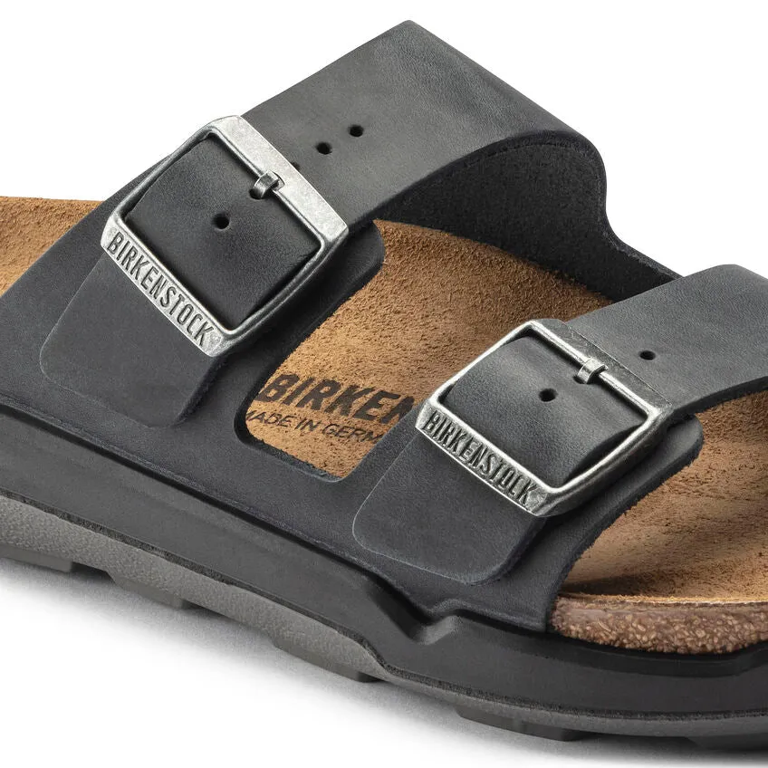 Birkenstock Men's Arizona Rugged - Black Oiled Leather