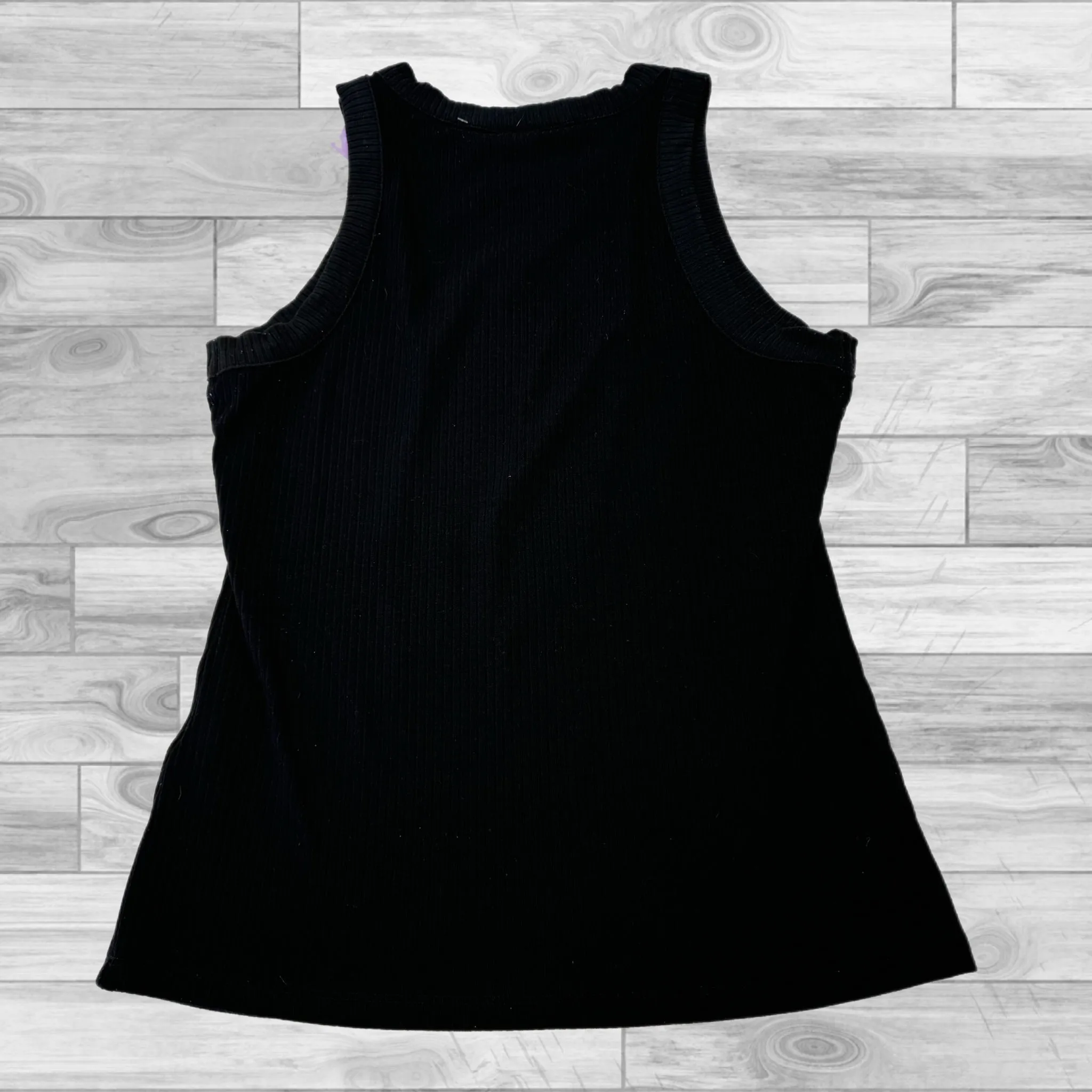 Black Top Sleeveless Basic Inc, Size S