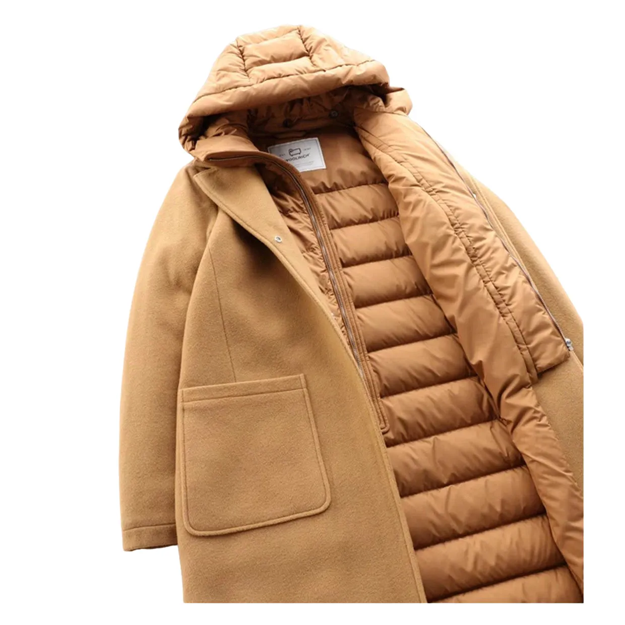 Cappotto Woolrich Kuna Parka Cammello