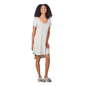 Claire Nightgown in Fog Faceplant Bamboo