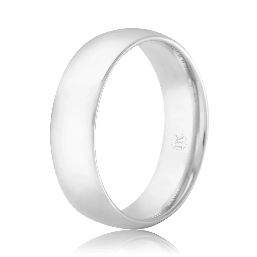 Classic Comfort 6mm - Platinum