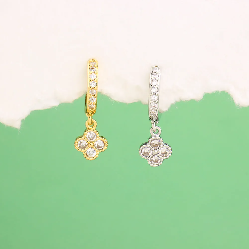 Clover Drop Earrings