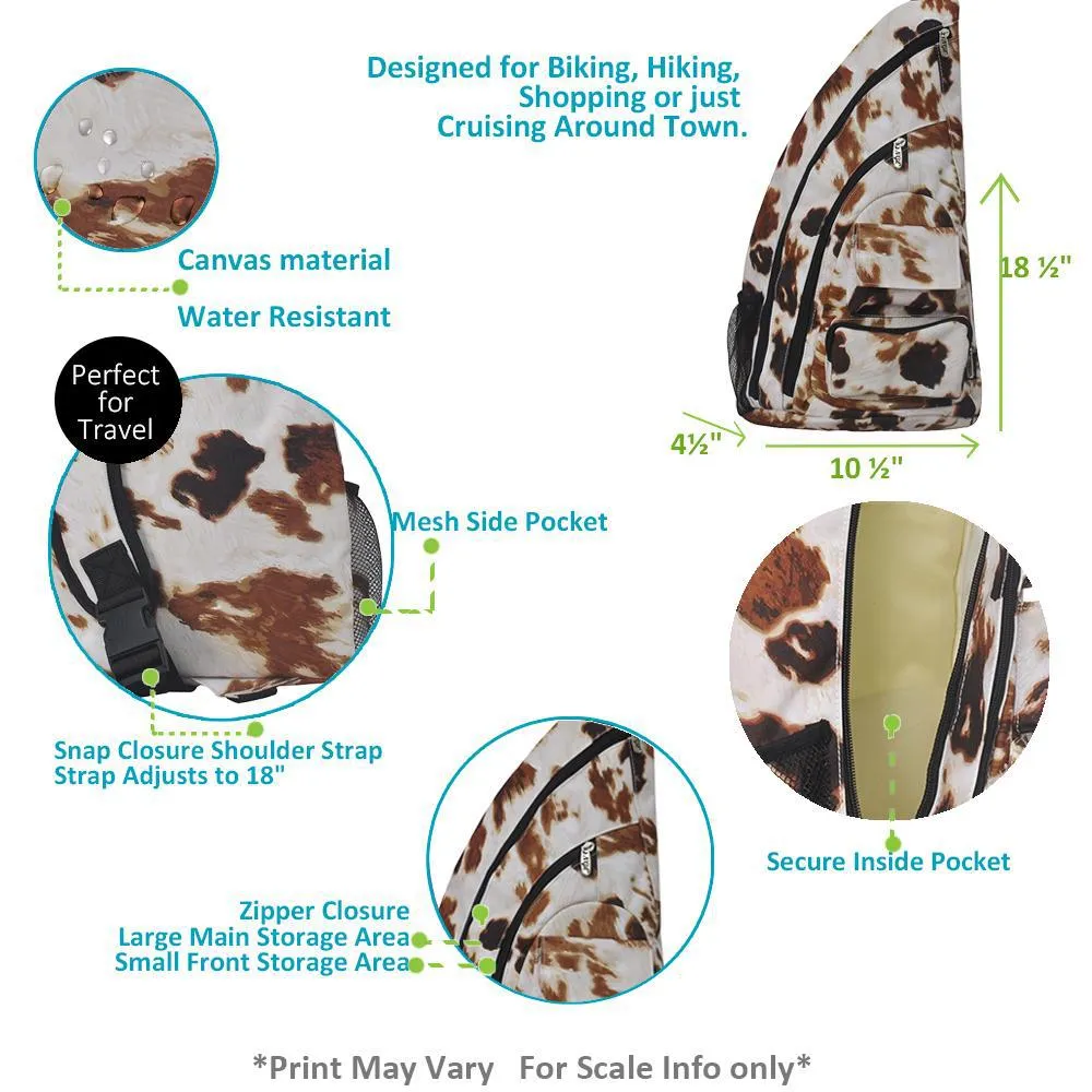 Cow Print NGIL Sling Backpack