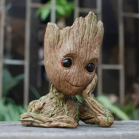 Craftemporio Guardians of The Galaxy Baby Groot Multi Purpose Succulent Pen Stand/Flower Pot