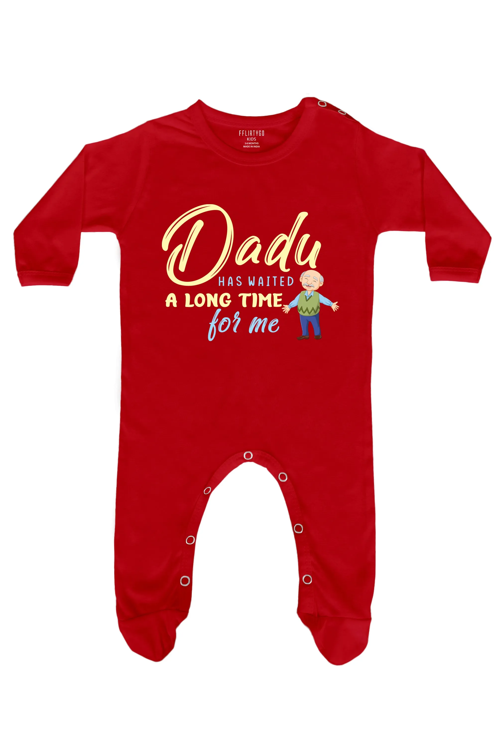 Dadu Has Waited A Long Time For Me Baby Romper | Onesies