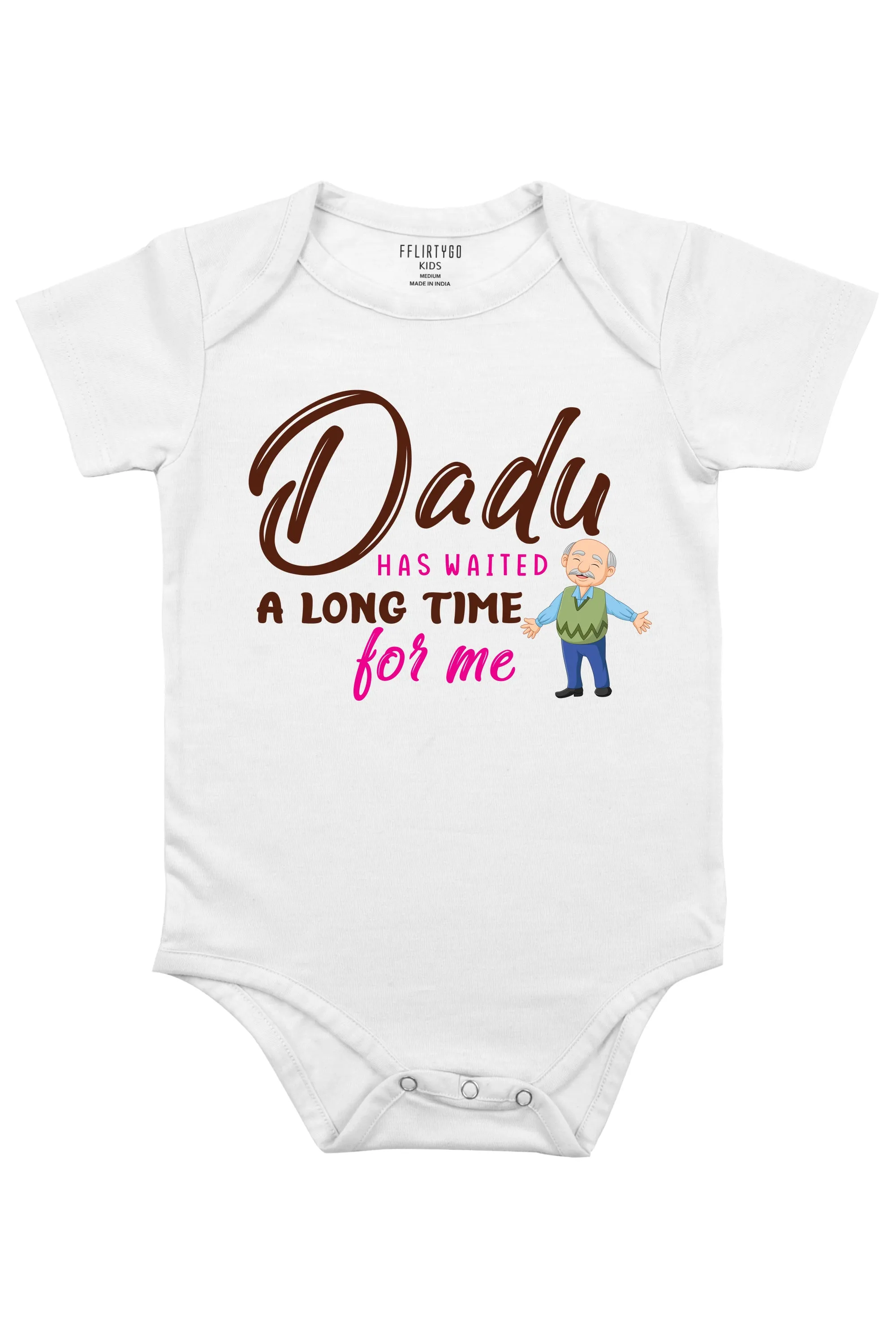 Dadu Has Waited A Long Time For Me Baby Romper | Onesies