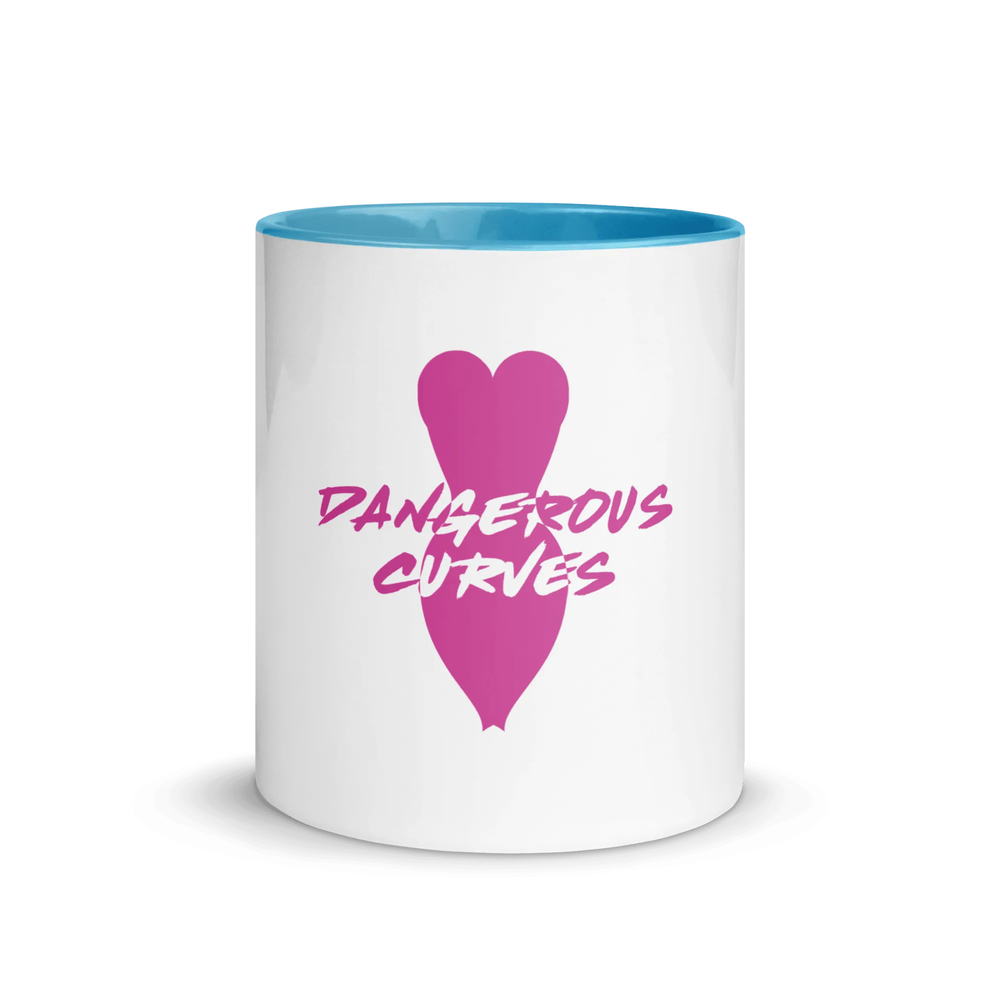 Dangerous Curves Mug with Color Inside