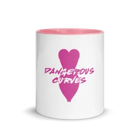 Dangerous Curves Mug with Color Inside