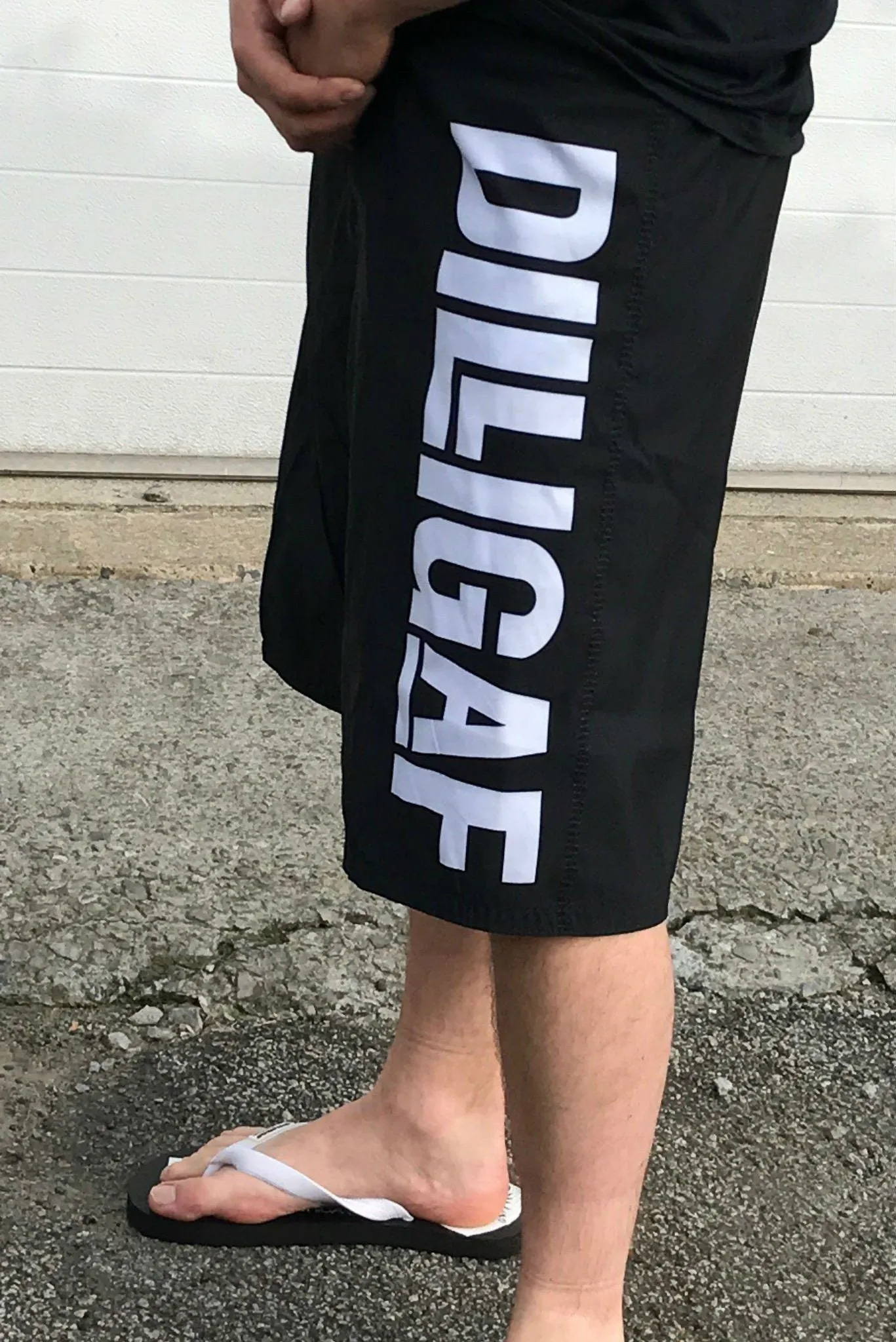 Dilligaf Classic Black Boardshort