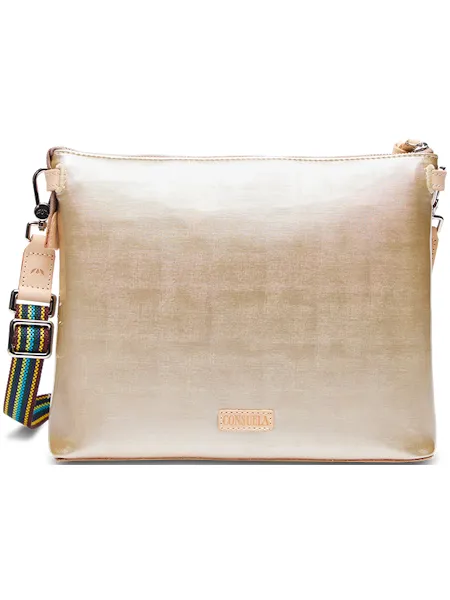 Downtown Crossbody, Char by Consuela