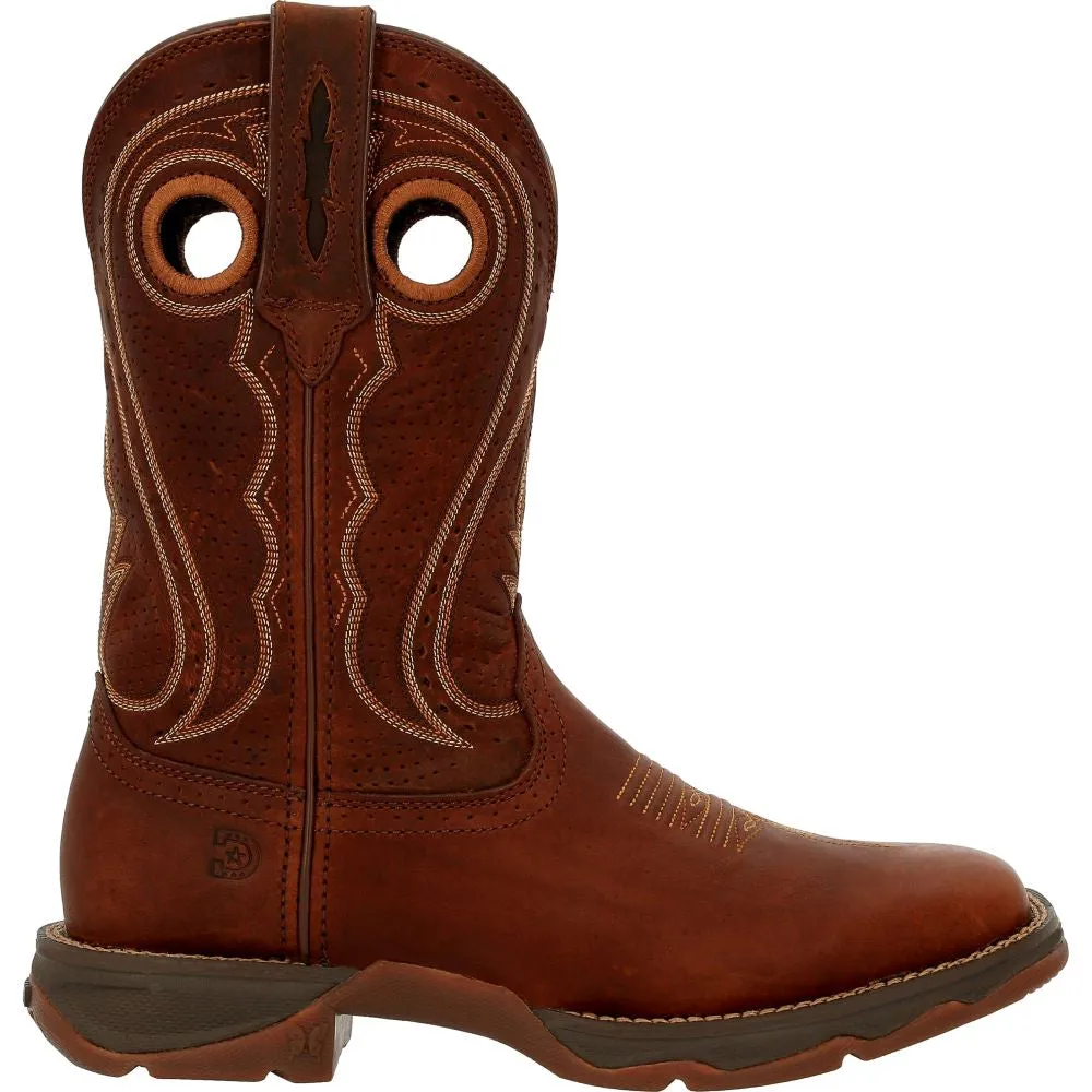 'Durango' Women's 11" Lady Rebel Pro Western Square Toe - Chestnut