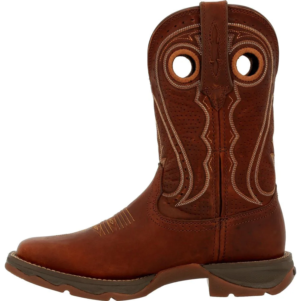 'Durango' Women's 11" Lady Rebel Pro Western Square Toe - Chestnut