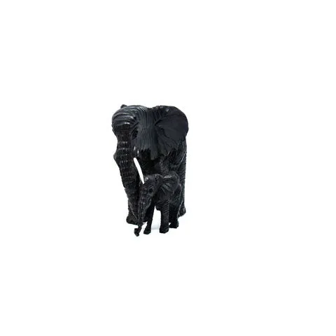 Elephant with Baby Sculpture 08