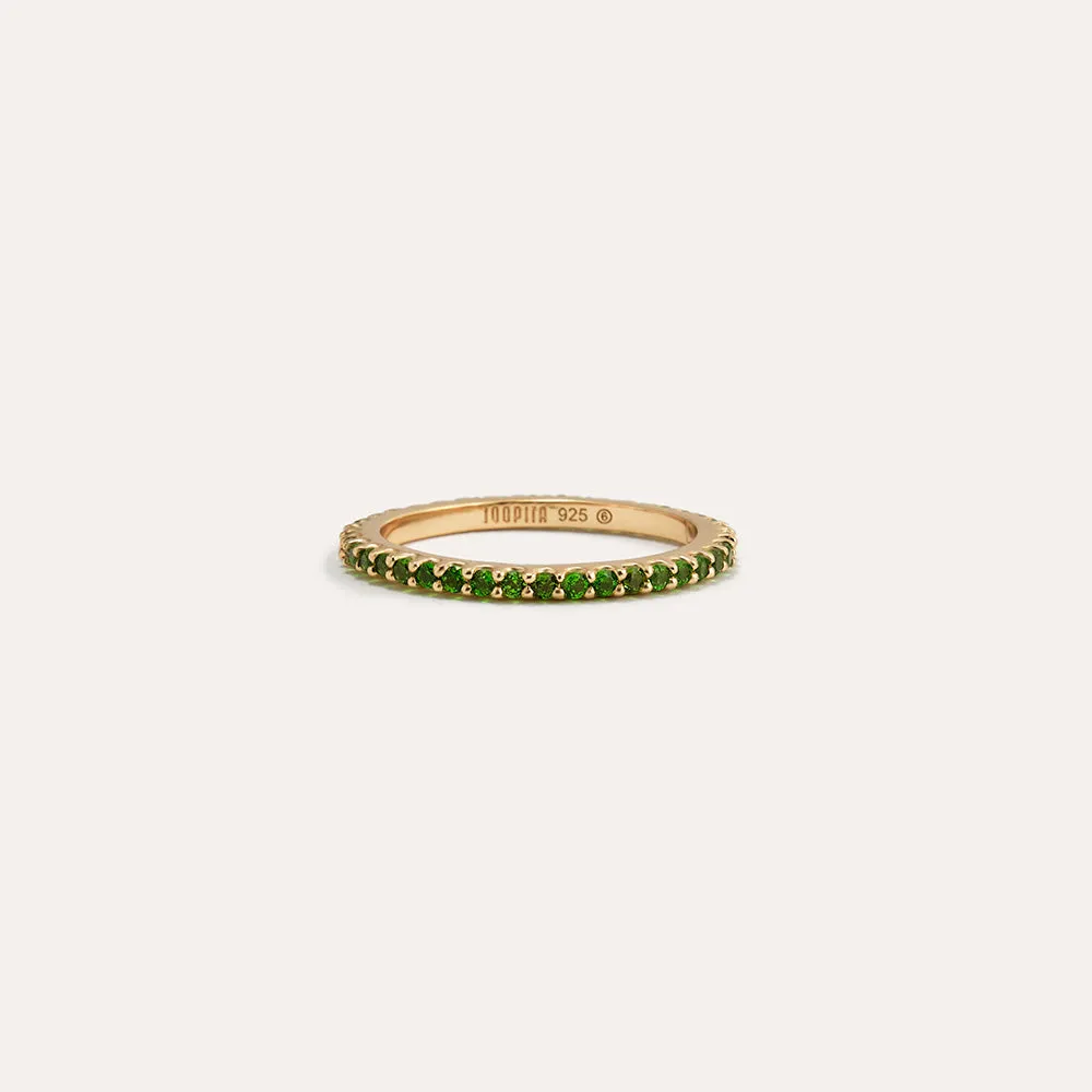 Endure Emerald Pavé Ring