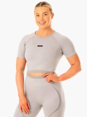 Excel Seamless T-Shirt - Grey Marl