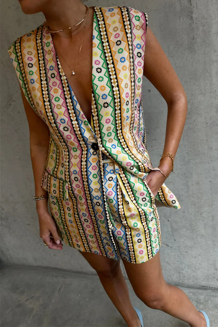 Fiesta Longline Waistcoat