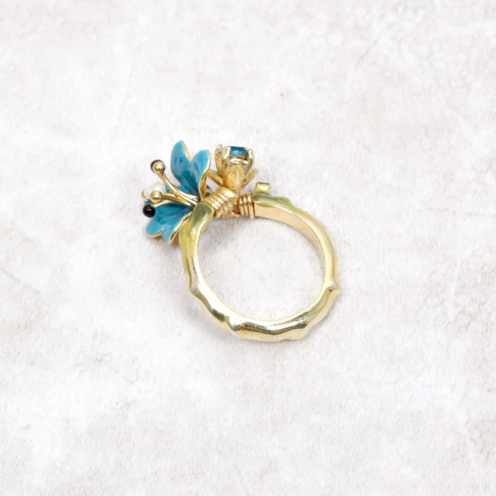 Floral Fable Adjustable Ring