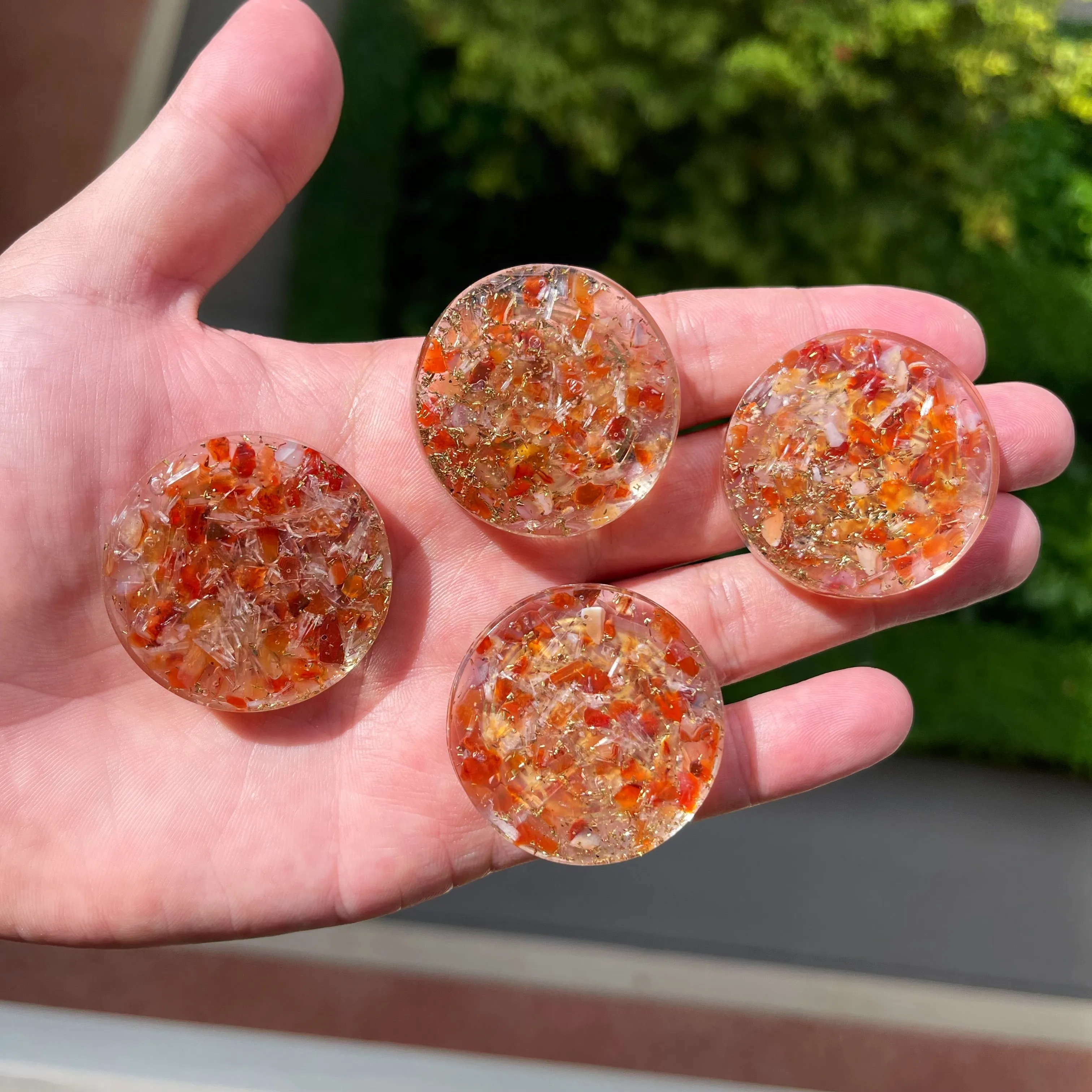 Flower of Life Orgonite Disc