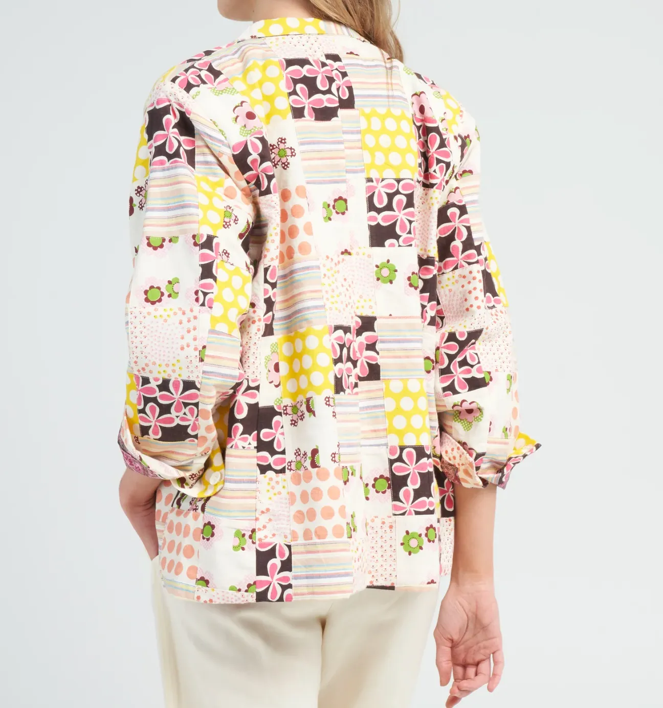 Georgette Preppy Patch Blazer