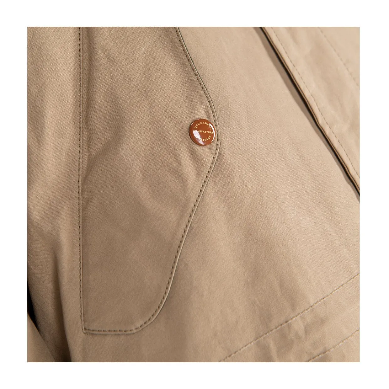 Giubbino Manifattura Ceccarelli Fisherman Parka Beige