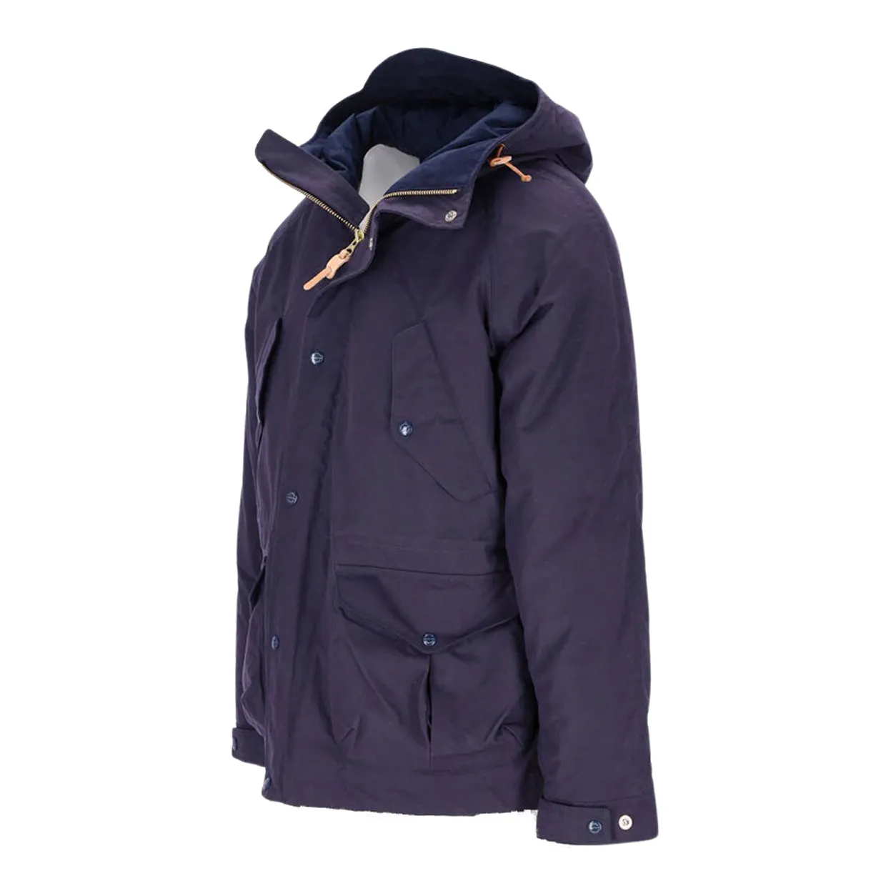 Giubbino Uomo Manifattura Ceccarelli Fisherman Parka (DW) Blu Navy