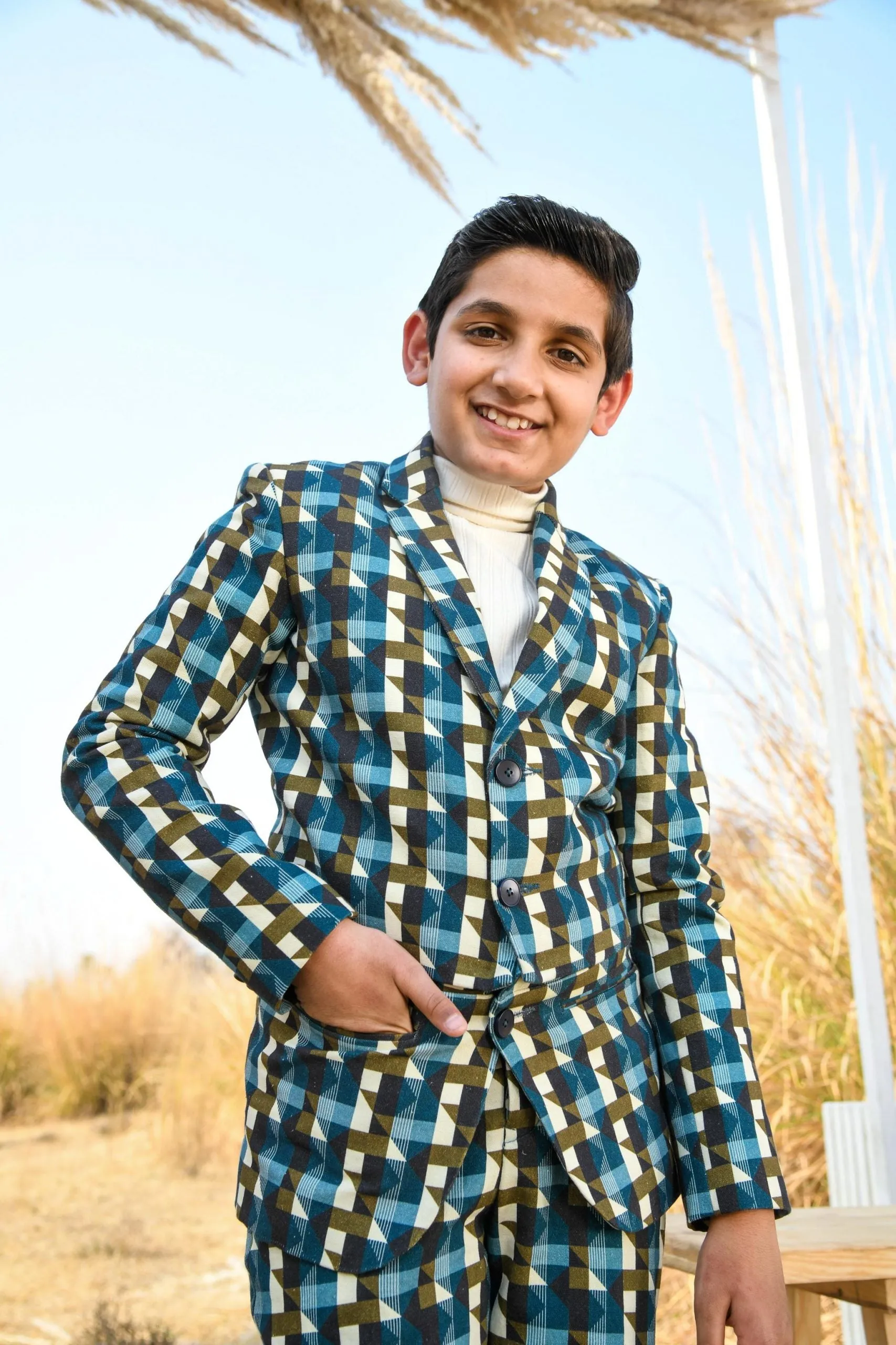 Grind to a Halt- Detachable Single Breasted Suit For Boys