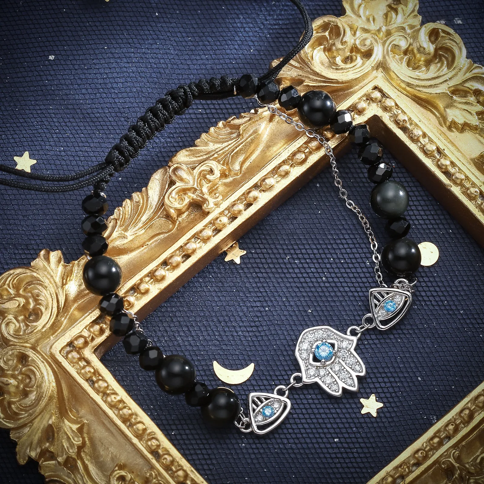 Hamsa Hand Braided Bracelet