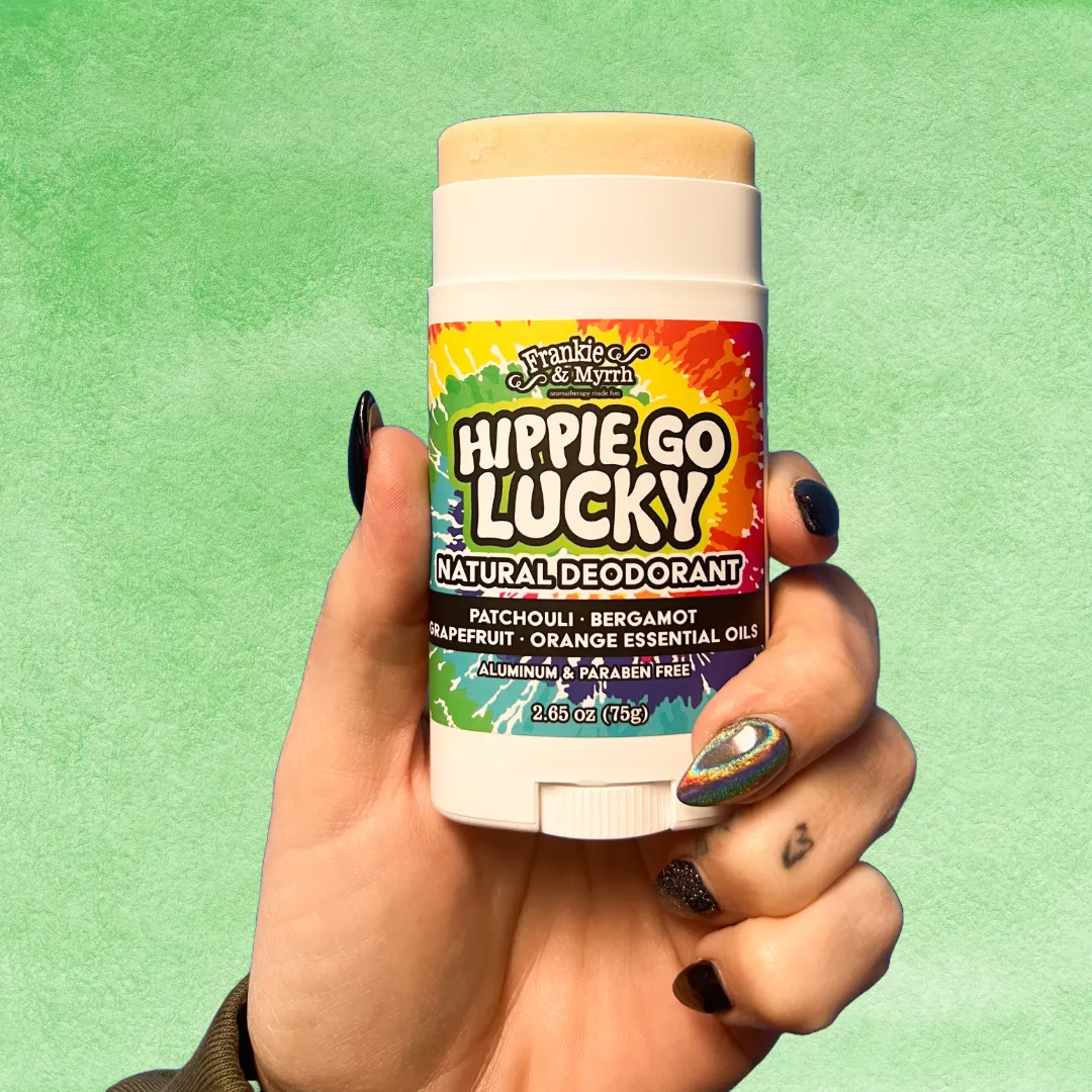 Hippie Go Lucky | Natural Deodorant | Patchouli, Bergamot, Sweet Orange, Grapefruit