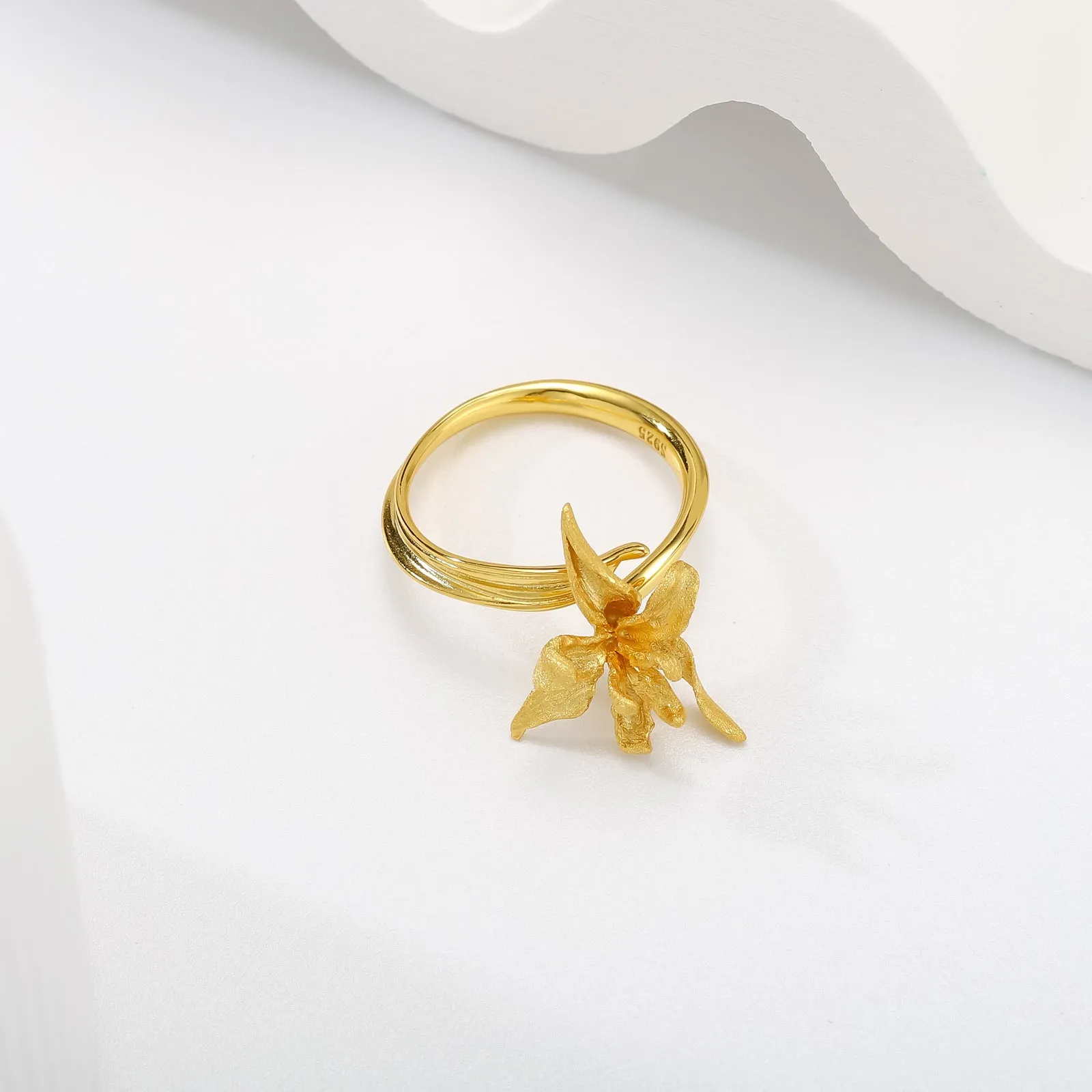 Iris Flower Ring