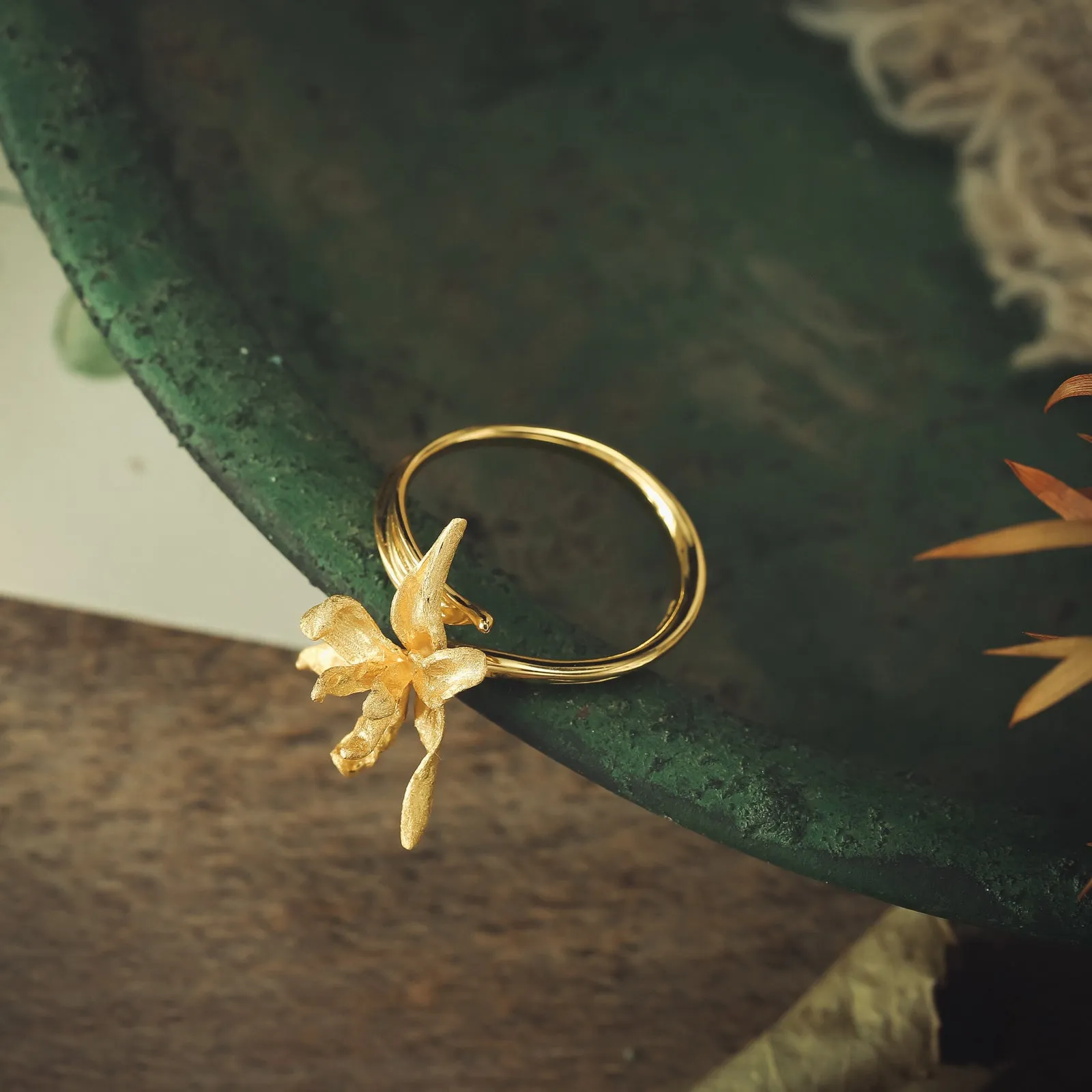 Iris Flower Ring