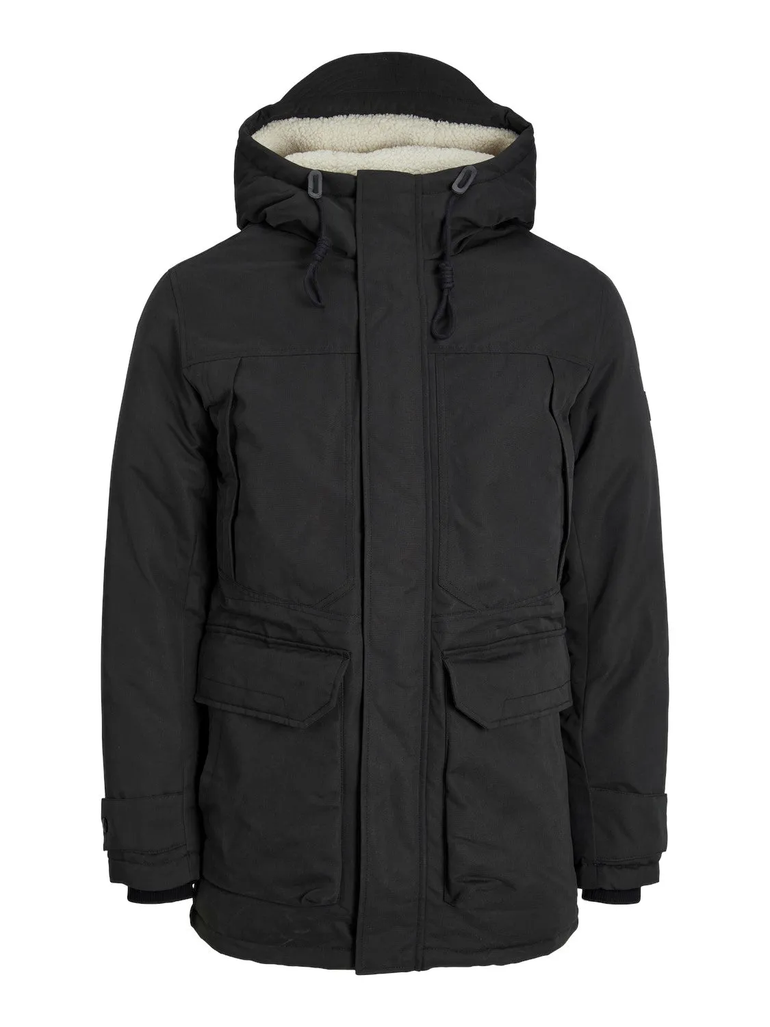 Jack & Jones Mens 'JJECLIP' Hooded Parka Jacket